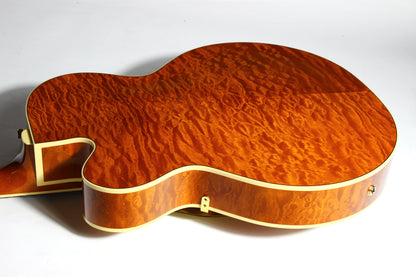 2024 Gretsch Chet Atkins 6120 G6120TGQM-56 Quilt Classic | Roundup Orange Stain Lacquer