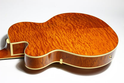 2024 Gretsch Chet Atkins 6120 G6120TGQM-56 Quilt Classic | Roundup Orange Stain Lacquer