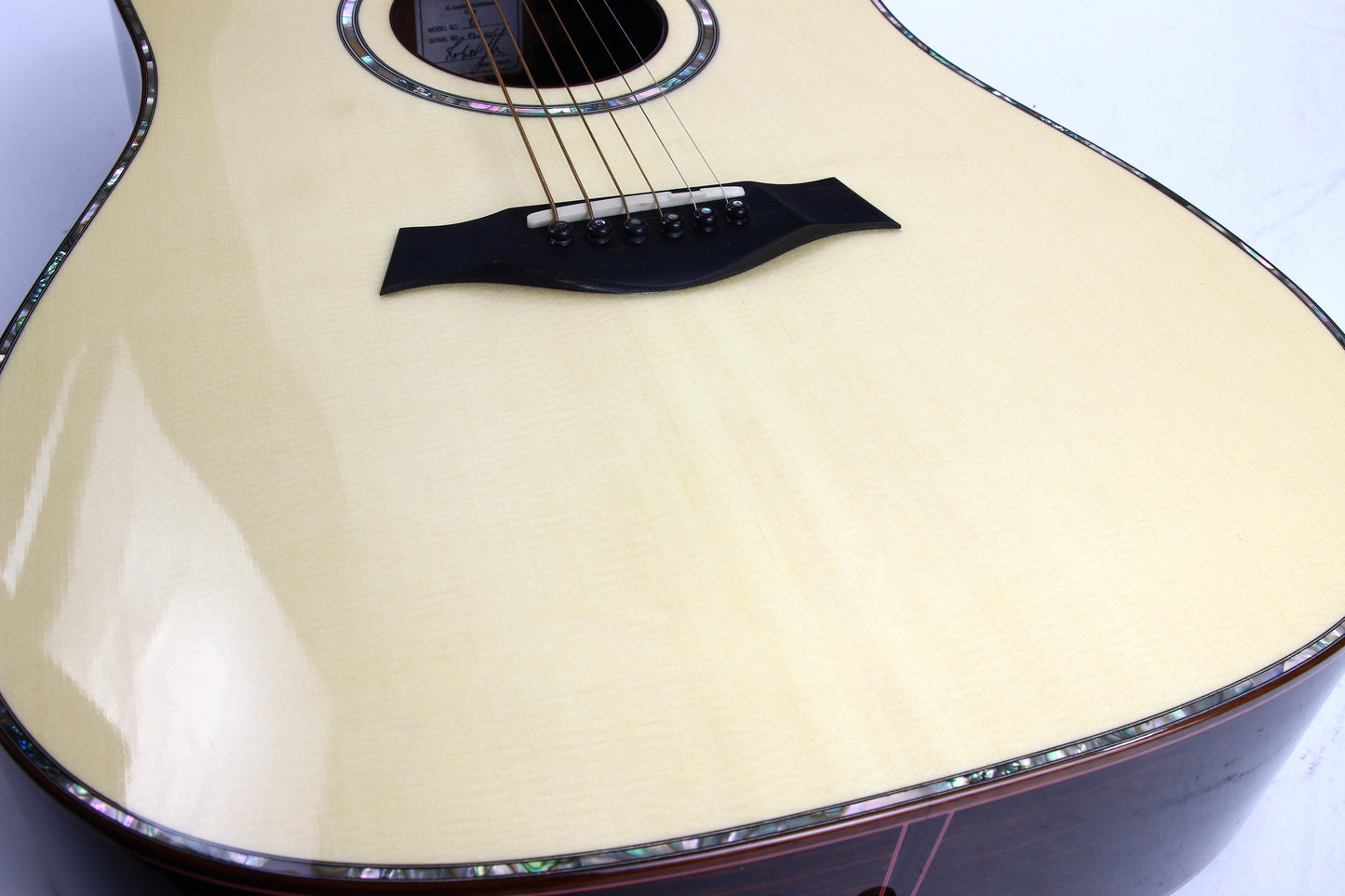 UNPLAYED! 1993 Taylor 910 Dreadnought - CINDY INLAY, Engelmann Spruce, Ebony Fittings, Golden Era 1990's! 900 Series