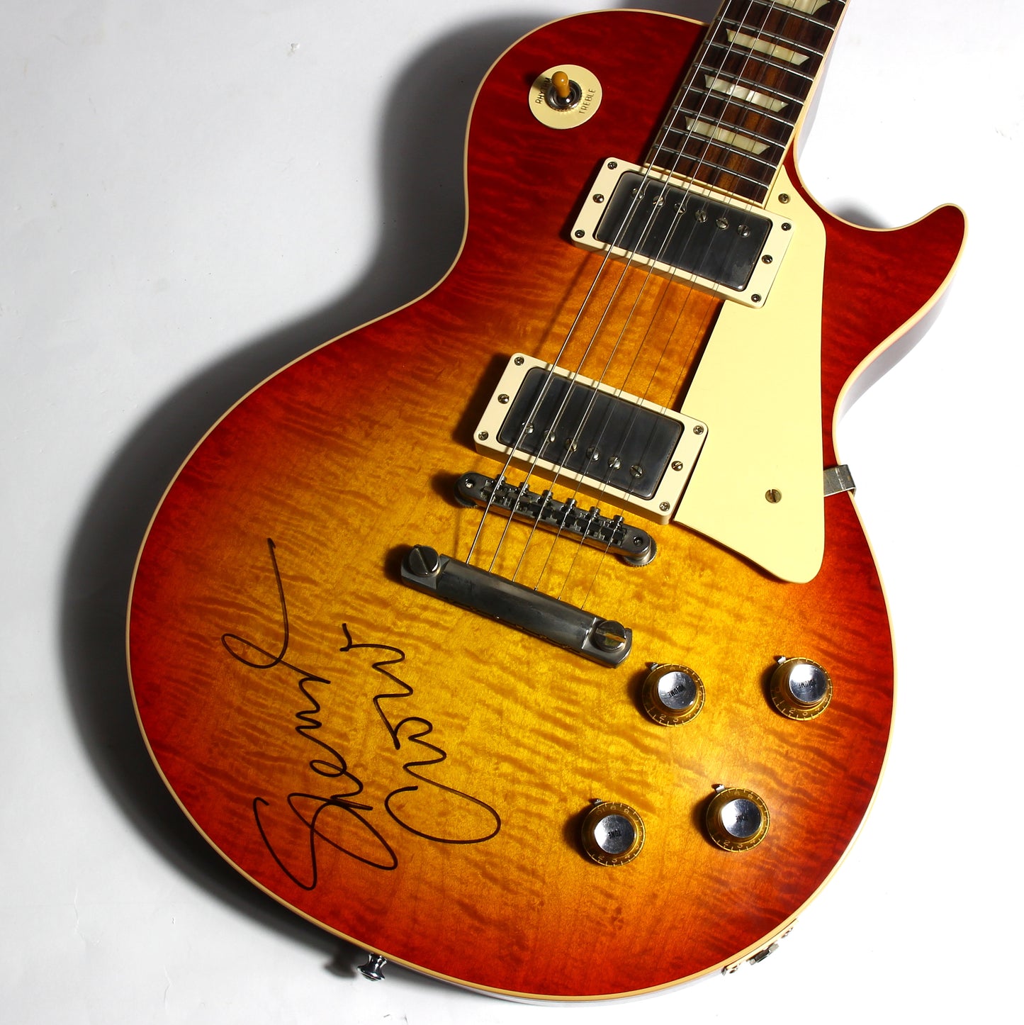 2020 Gibson Custom Shop 1960 Les Paul Standard 60th Anniversary - SIGNED BY SHERYL CROW, Iced Tea, R0 '60 Historic Reissue