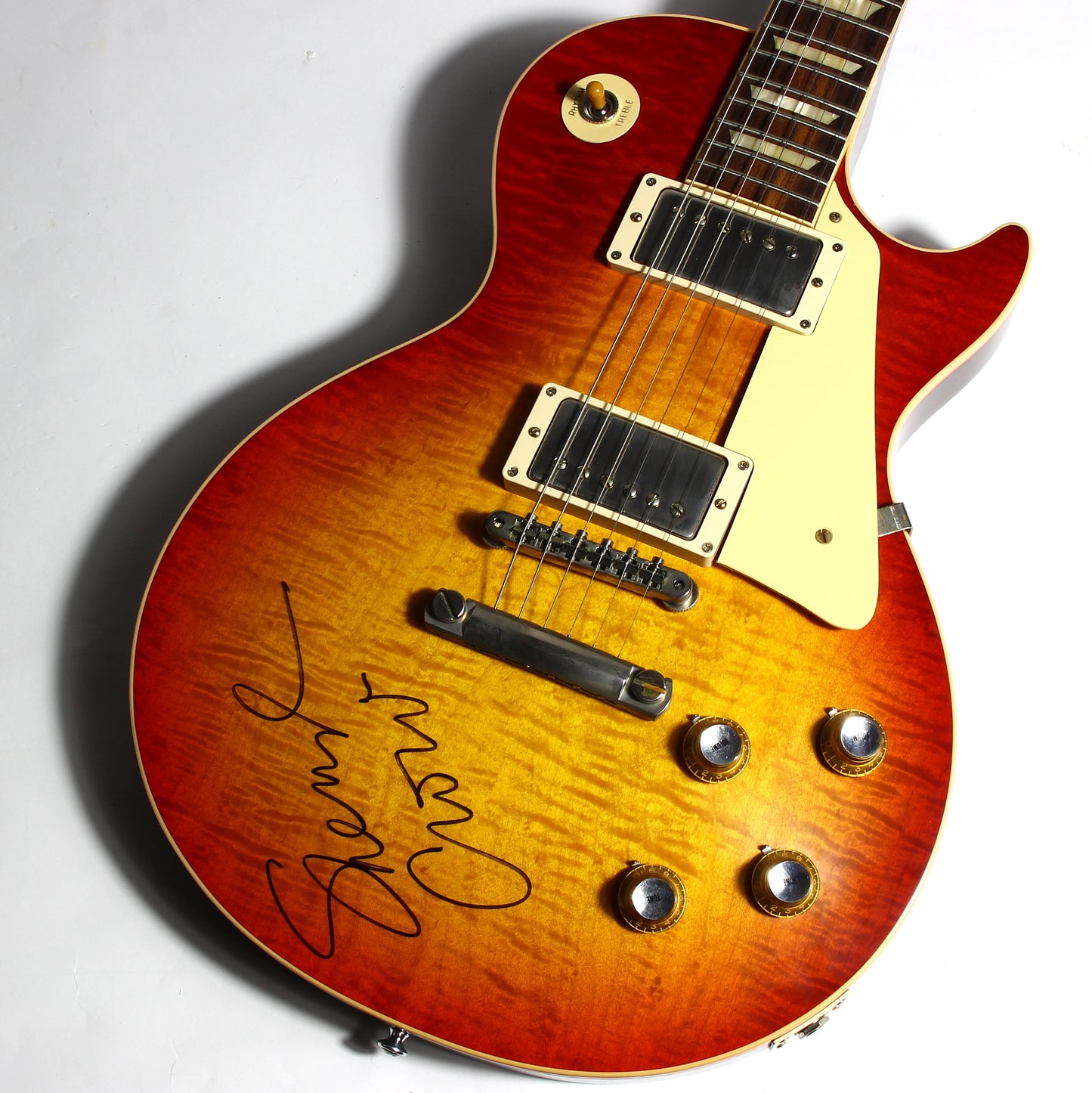 2020 Gibson Custom Shop 1960 Les Paul Standard 60th Anniversary - SIGNED BY SHERYL CROW, Iced Tea, R0 '60 Historic Reissue