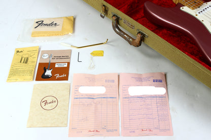 1989 Fender Early Custom Shop Masterbuilt J.W. BLACK 1950s Stratocaster Burgundy Mist w HIGHLY FIGURED Maple Neck ONE-OFF