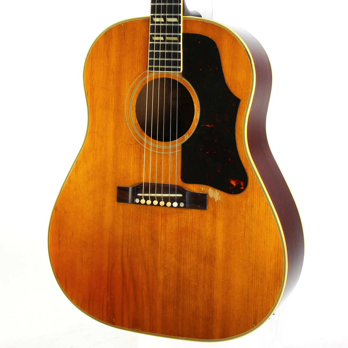 1959 Gibson Country & Western Vintage Acoustic Dreadnought SJ-N Southern Jumbo Natural Slope Shoulder