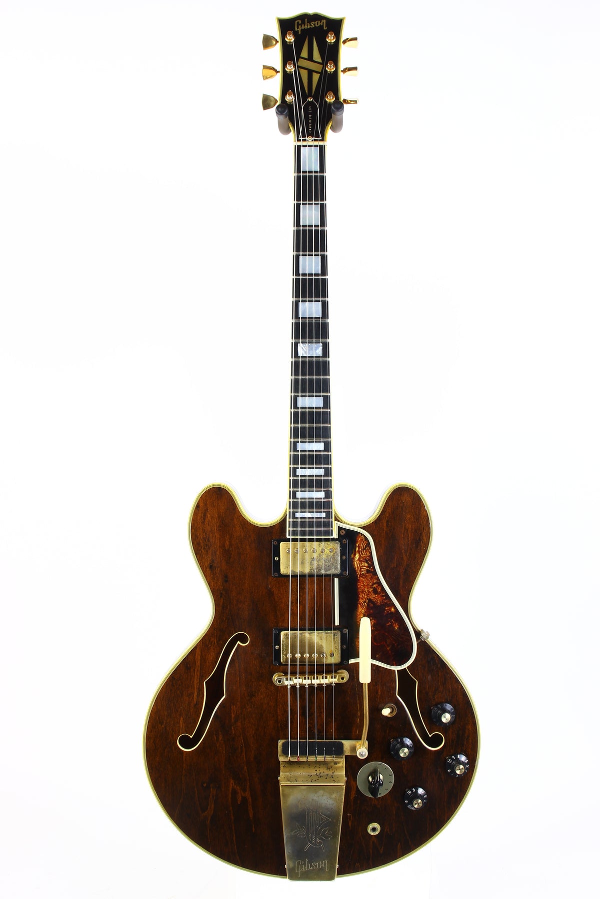 1969 Gibson ES-355 TDSV Walnut Brown ala BB KING! Vintage 1960s 355 Semi Hollow Body Guitar Stereo