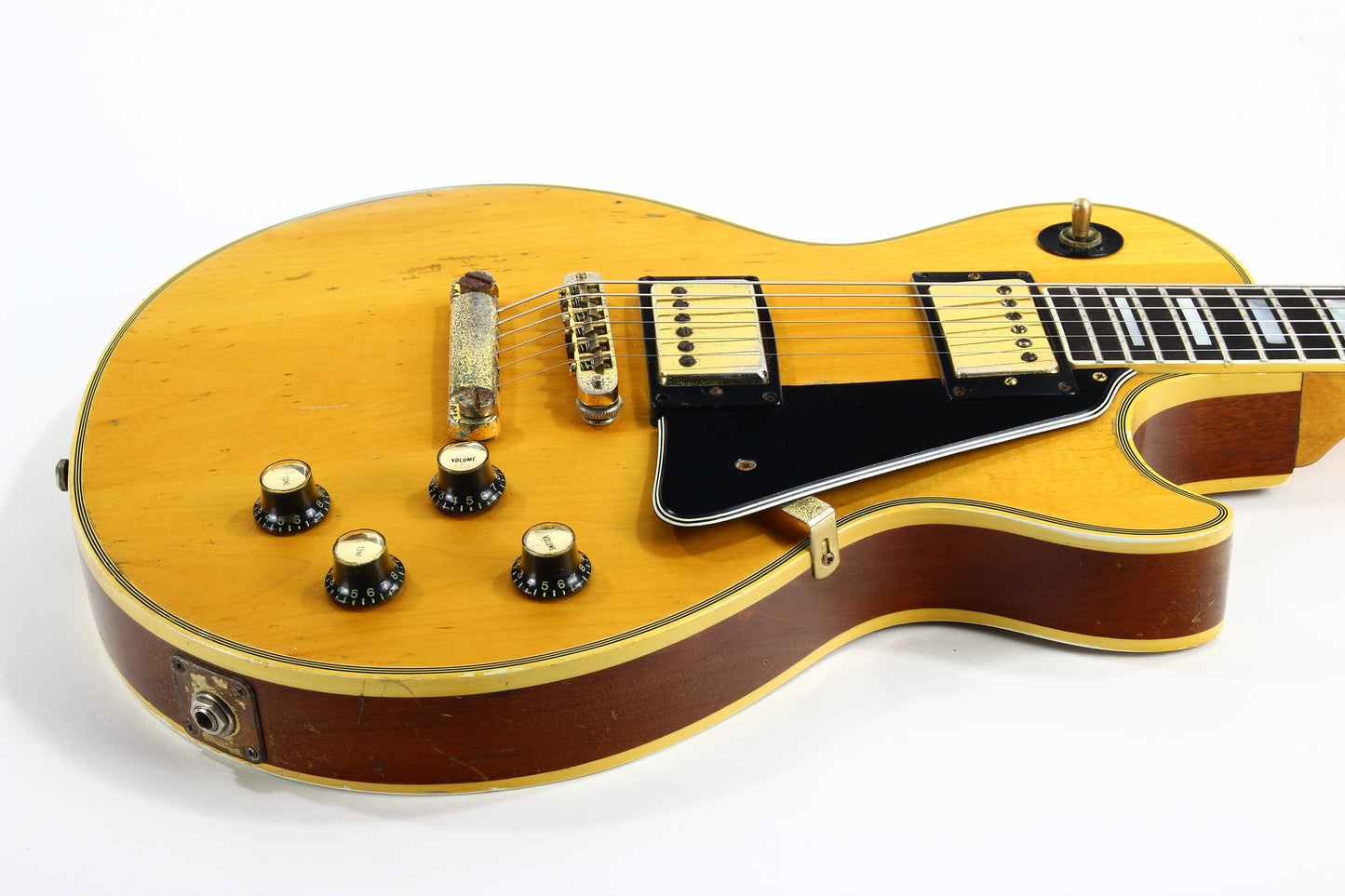 1978 Gibson Les Paul Custom Natural with Original Case - Vintage 1970's, No Breaks, Patent Number Humbuckers!