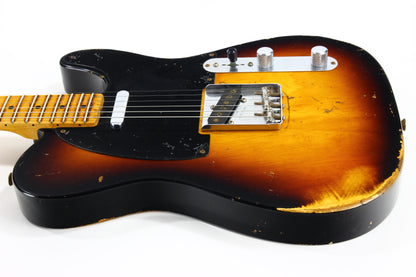 NAMM SHOW! 2009 Fender Custom Shop MASTERBUILT '57 Telecaster Heavy Relic Yuriy Shishkov -- 2-Tone Sunburst 1957