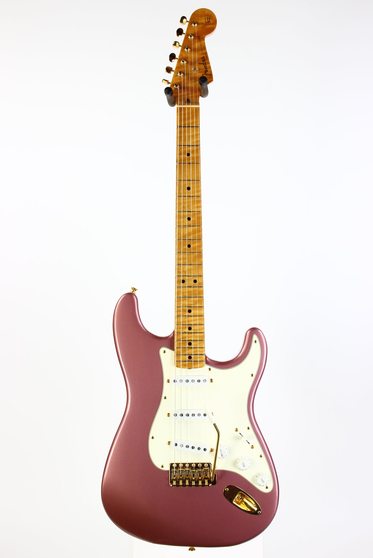 1989 Fender Early Custom Shop Masterbuilt J.W. BLACK 1950s Stratocaster Burgundy Mist w HIGHLY FIGURED Maple Neck ONE-OFF