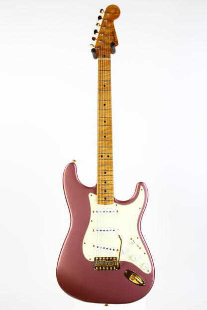 1989 Fender Early Custom Shop Masterbuilt J.W. BLACK 1950s Stratocaster Burgundy Mist w HIGHLY FIGURED Maple Neck ONE-OFF