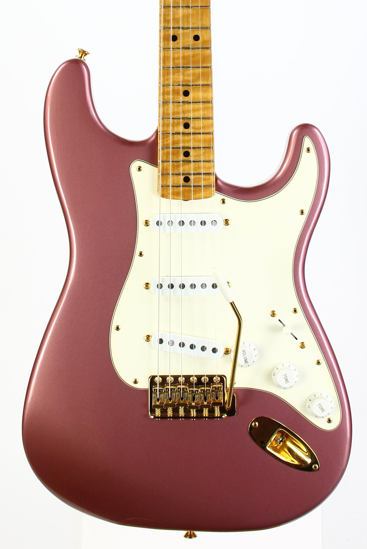 1989 Fender Early Custom Shop Masterbuilt J.W. BLACK 1950s Stratocaster Burgundy Mist w HIGHLY FIGURED Maple Neck ONE-OFF