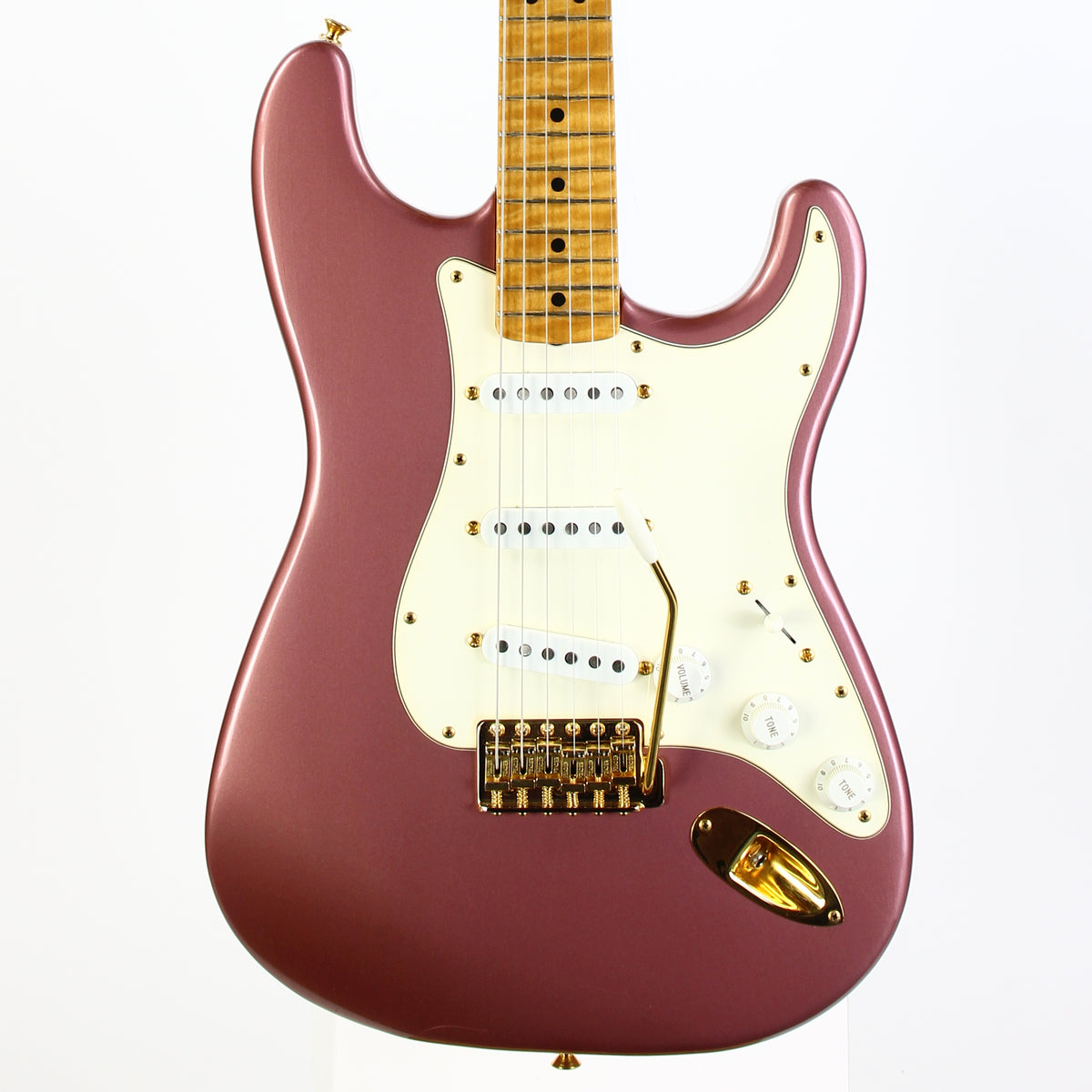 1989 Fender Early Custom Shop Masterbuilt J.W. BLACK 1950s Stratocaster Burgundy Mist w HIGHLY FIGURED Maple Neck ONE-OFF