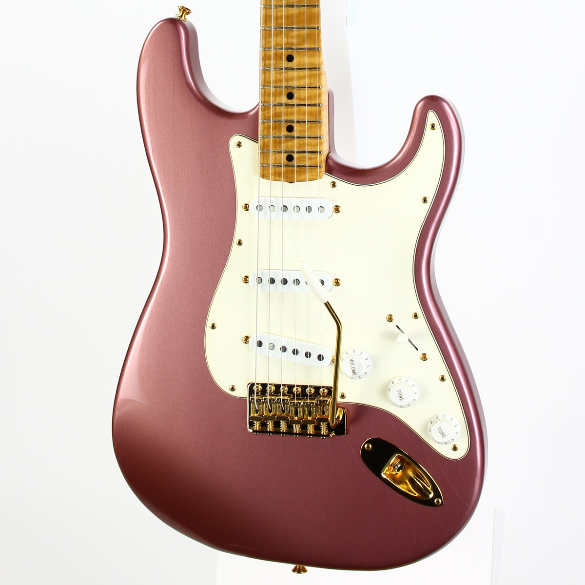 1989 Fender Early Custom Shop Masterbuilt J.W. BLACK 1950s Stratocaster Burgundy Mist w HIGHLY FIGURED Maple Neck ONE-OFF