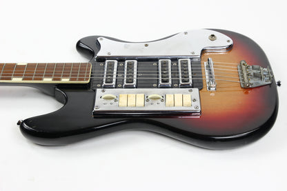 1960s Guyatone VN-4 Electric Baritone Guitar by Teisco Del Rey - Rare MIJ Electric Bass VI