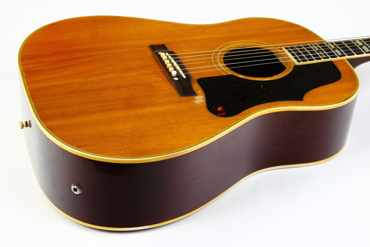 1959 Gibson Country & Western Vintage Acoustic Dreadnought Guitar SJN Southern Jumbo Natural Slope Shoulder