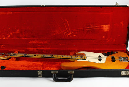 1973 Fender Jazz Bass Natural | Black Block Inlays, Vintage Electric Bass Guitar!