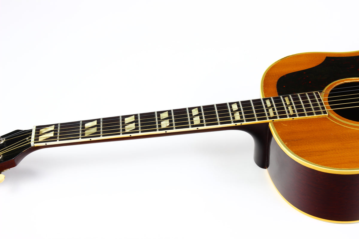 1959 Gibson Country & Western Vintage Acoustic Dreadnought Guitar SJN Southern Jumbo Natural Slope Shoulder