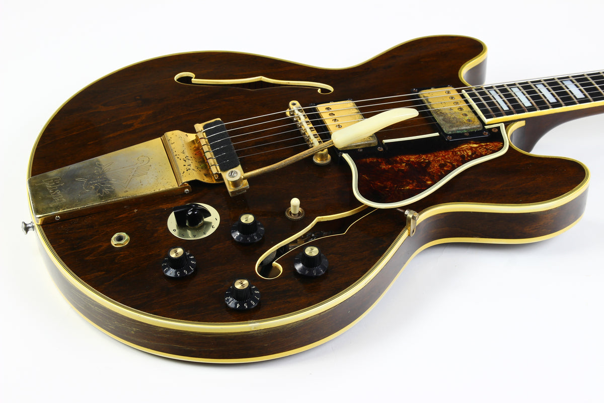 1969 Gibson ES-355 TDSV Walnut Brown ala BB KING! Vintage 1960s 355 Semi Hollow Body Guitar Stereo