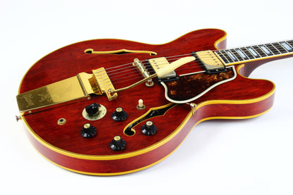1967 Gibson ES-355 TDSV Cherry Red | Semi Hollow w Original Case CLEAN VINTAGE GUITAR! 1960s 355