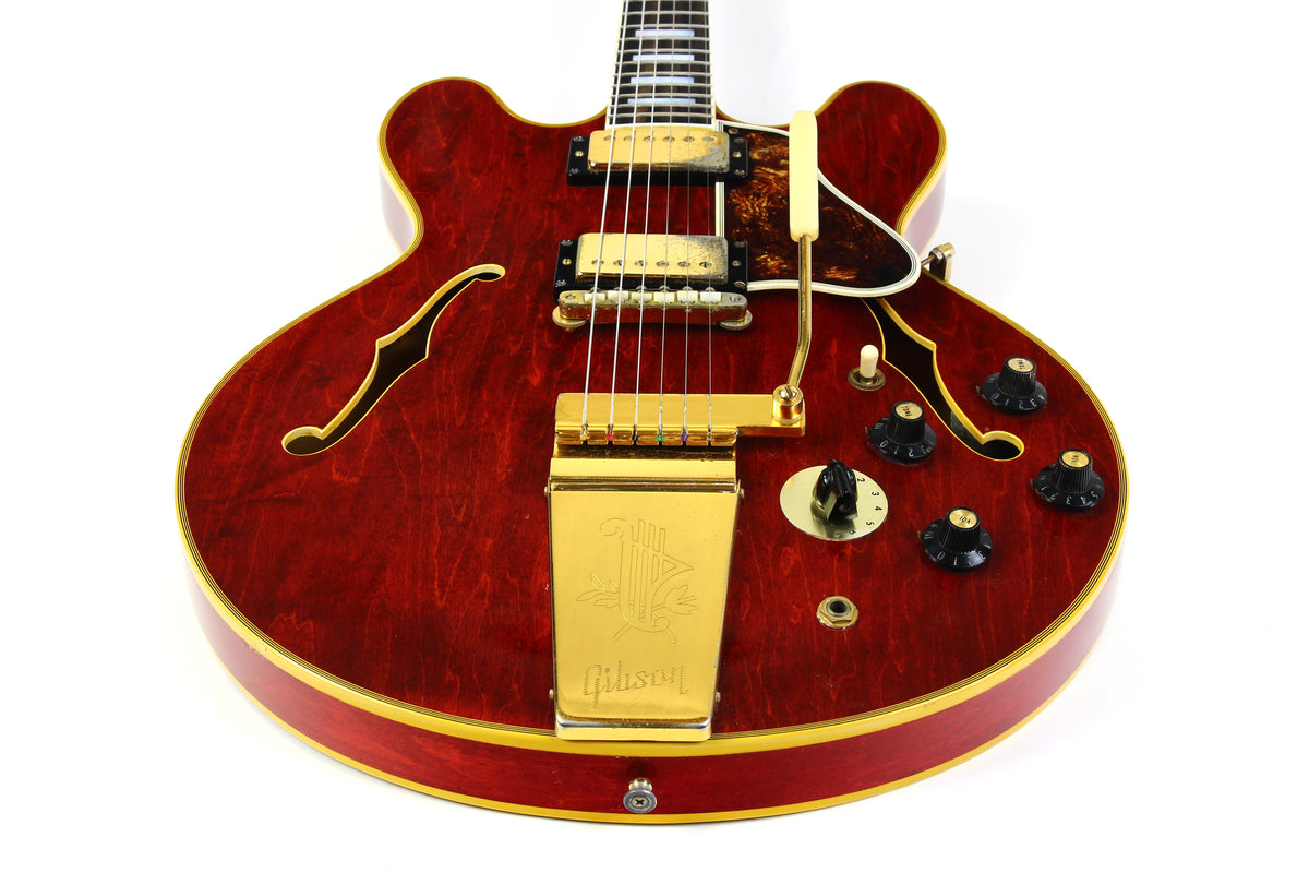 1967 Gibson ES-355 TDSV Cherry Red | Semi Hollow w Original Case CLEAN VINTAGE GUITAR! 1960s 355