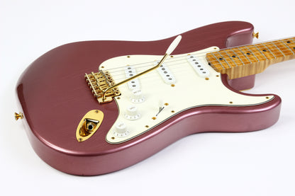 1989 Fender Early Custom Shop Masterbuilt J.W. BLACK 1950s Stratocaster Burgundy Mist w HIGHLY FIGURED Maple Neck ONE-OFF