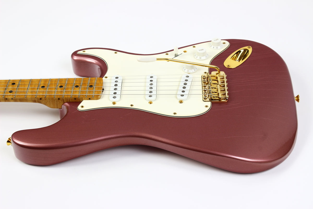 1989 Fender Early Custom Shop Masterbuilt J.W. BLACK 1950s Stratocaster Burgundy Mist w HIGHLY FIGURED Maple Neck ONE-OFF