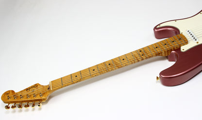 1989 Fender Early Custom Shop Masterbuilt J.W. BLACK 1950s Stratocaster Burgundy Mist w HIGHLY FIGURED Maple Neck ONE-OFF