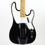 1960's 1970's Fender Telecaster Bass in black with white pickguard