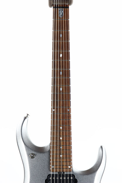 2014 Ernie Ball Music Man BFR JP13 Platinum Silver - John Petrucci jp 7 String Electric Guitar! Ball Family Reserve