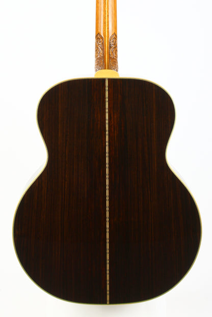 1992 Guild JF-100 NT CRV Carved Heel, Abalone, Jumbo Folk Body w Original Case & Tag!