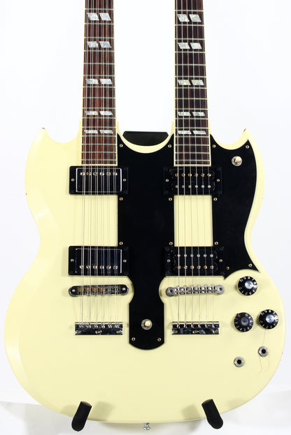 Gibson Custom Don Felder AGED EDS-1275 Double Neck HOTEL CALIFORNIA Guitar in White | MINTY w/ TAGS!