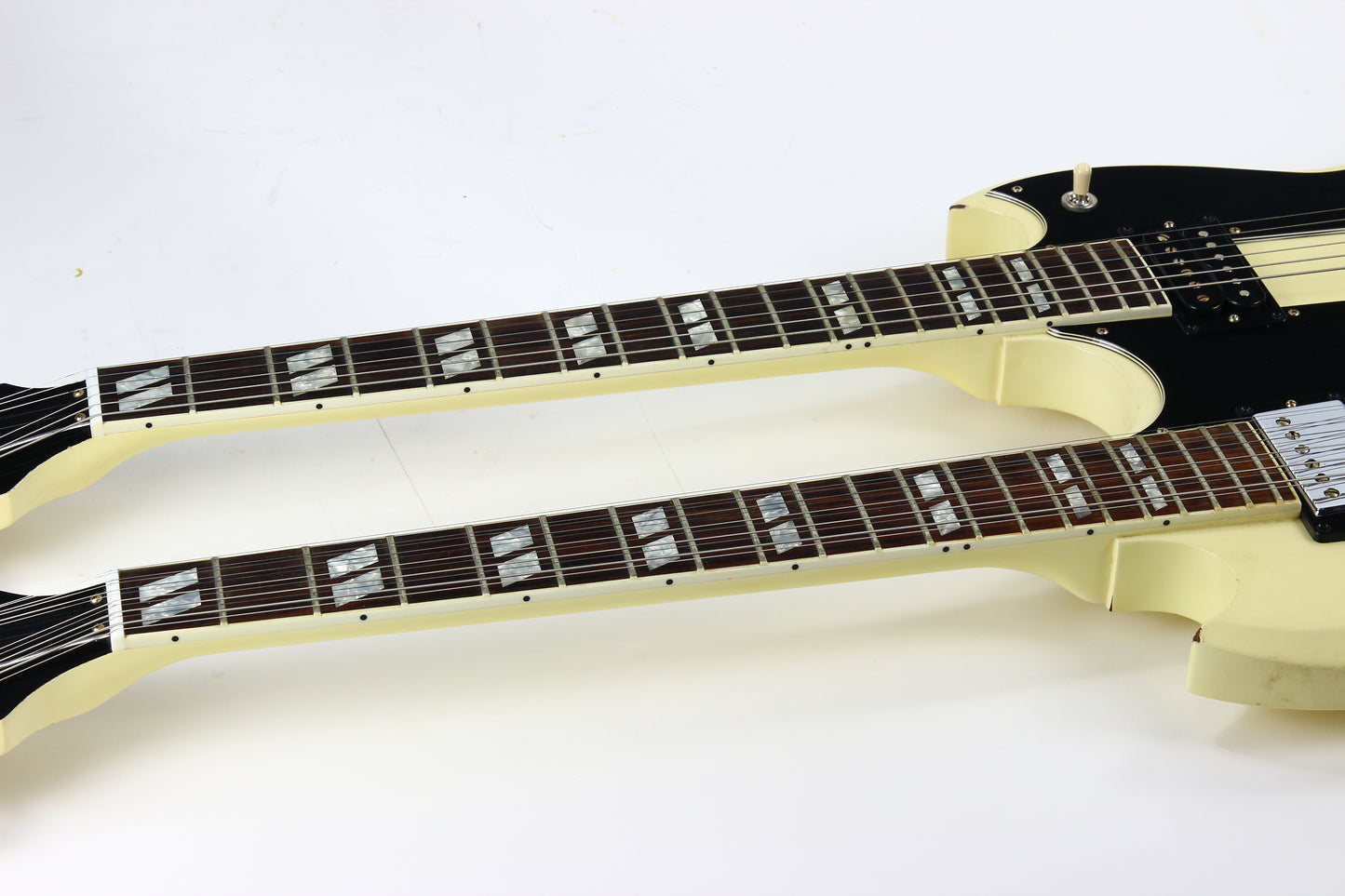 Gibson Custom Don Felder AGED EDS-1275 Double Neck HOTEL CALIFORNIA Guitar in White | MINTY w/ TAGS!