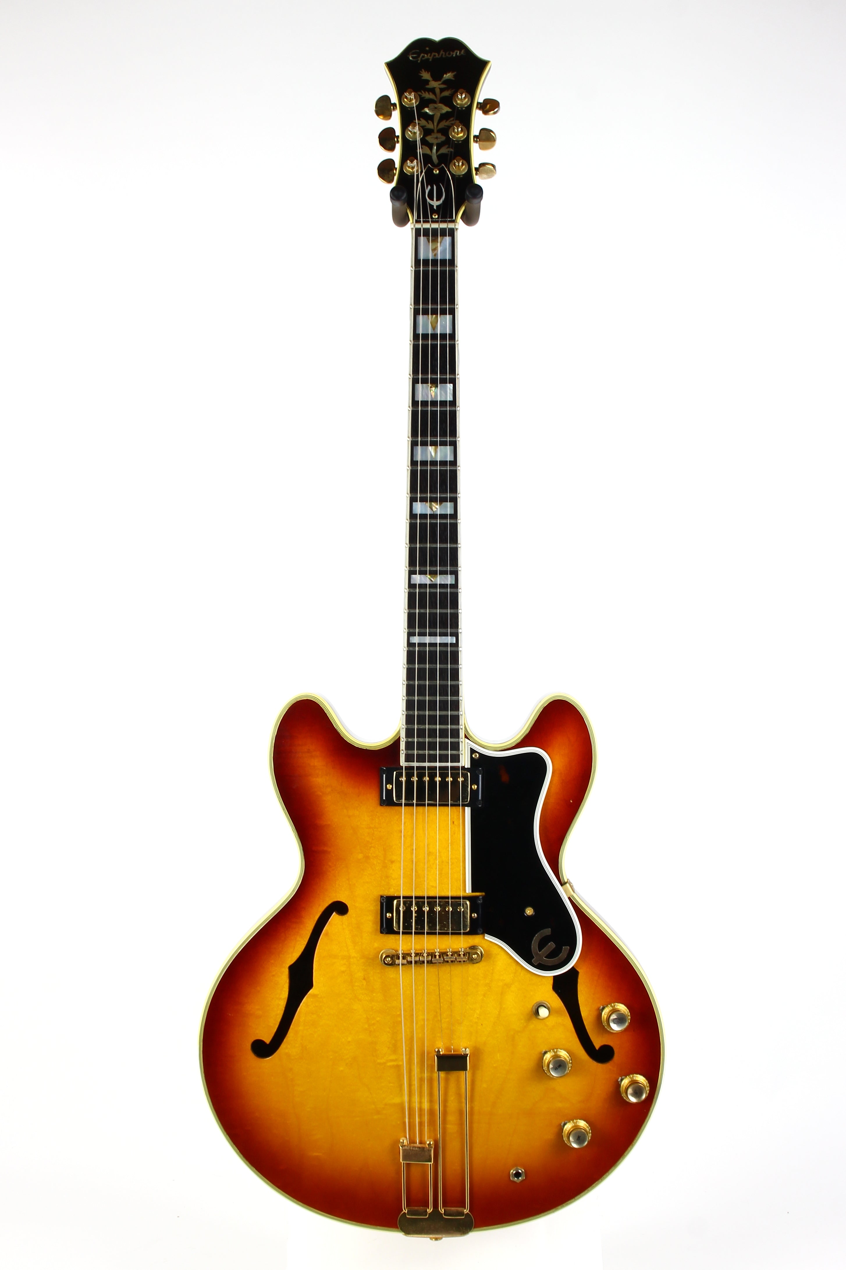 1964 Epiphone Sheraton Sunburst w Original Case | Wide Nut Vintage