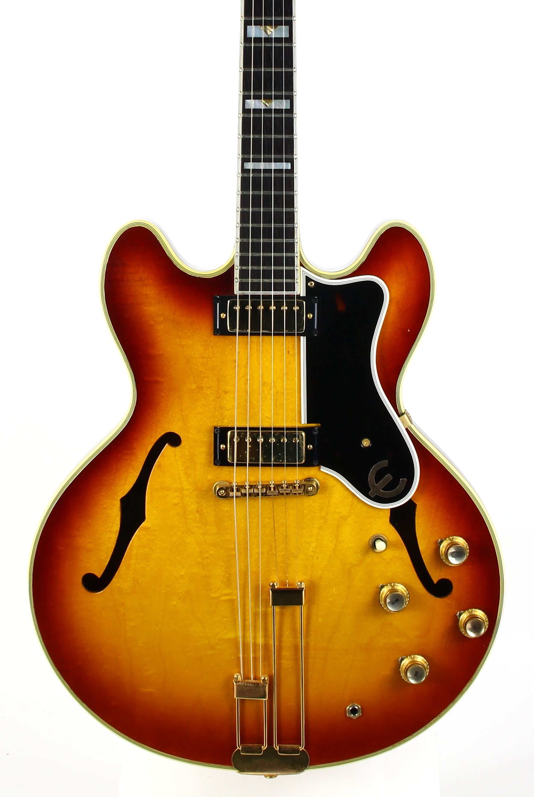 1964 Epiphone Sheraton Sunburst w Original Case | Wide Nut Vintage
