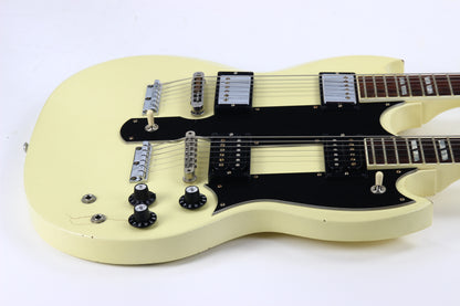 Gibson Custom Don Felder AGED EDS-1275 Double Neck HOTEL CALIFORNIA Guitar in White | MINTY w/ TAGS!