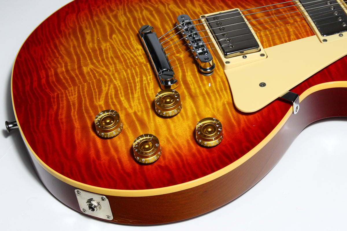 1986 Gibson Les Paul Standard | RARE 2-Piece FLAMETOP Cherry Sunburst UNIQUE