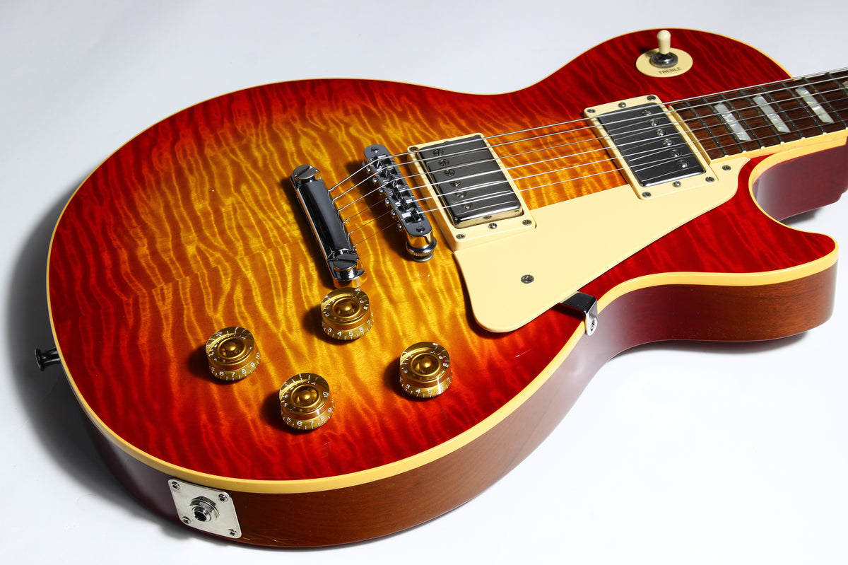 1986 Gibson Les Paul Standard | RARE 2-Piece FLAMETOP Cherry Sunburst UNIQUE