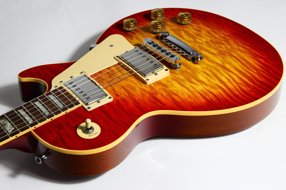1986 Gibson Les Paul Standard | RARE 2-Piece FLAMETOP Cherry Sunburst UNIQUE