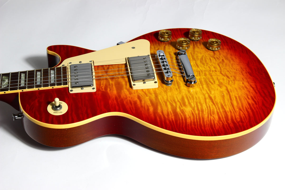 1986 Gibson Les Paul Standard | RARE 2-Piece FLAMETOP Cherry Sunburst UNIQUE
