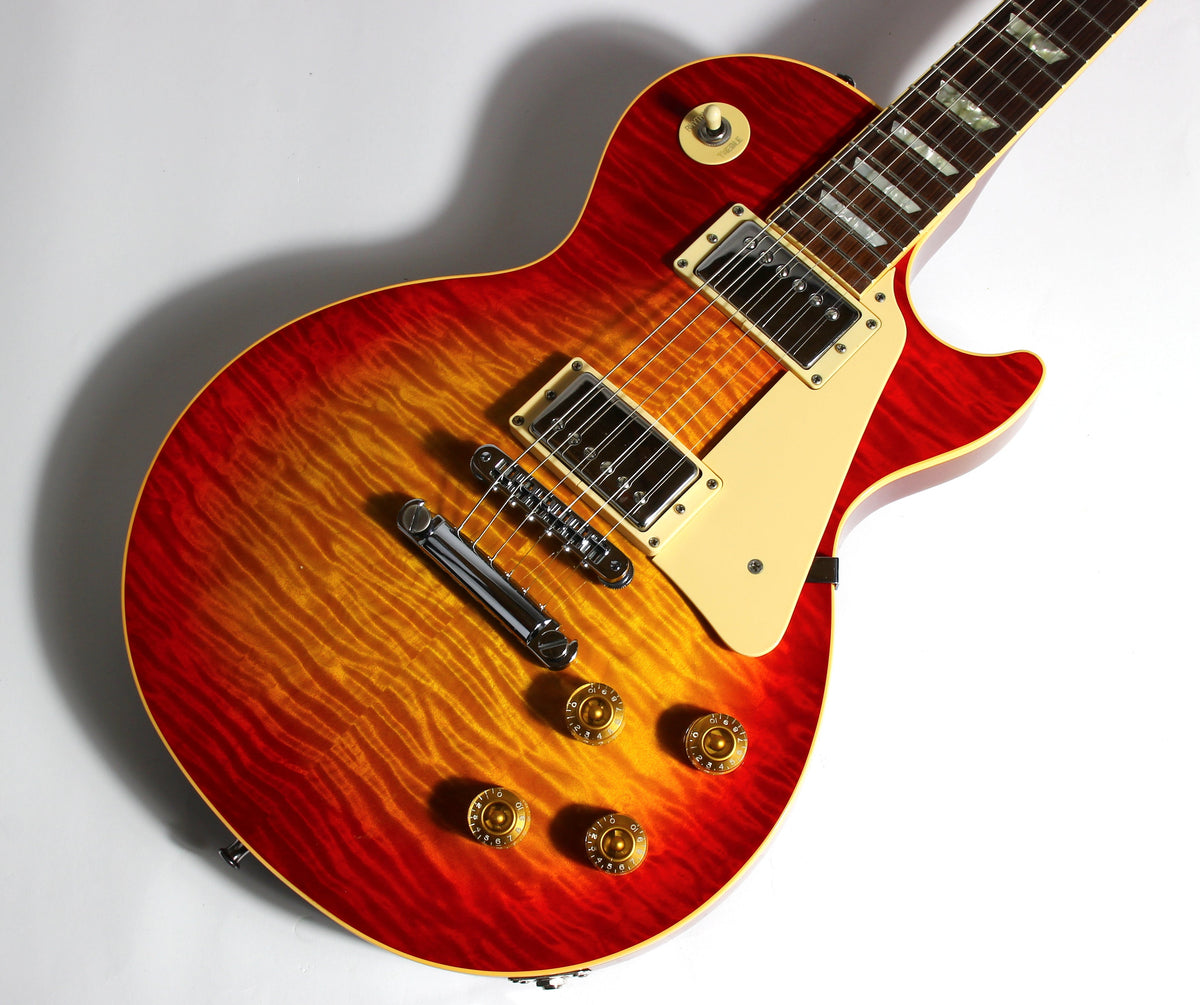1986 Gibson Les Paul Standard | RARE 2-Piece FLAMETOP Cherry Sunburst UNIQUE