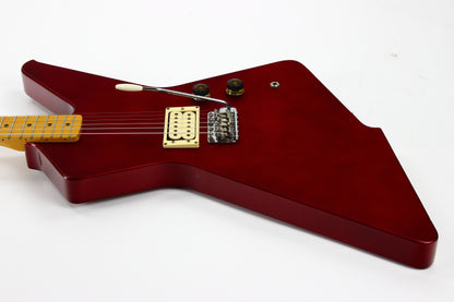 1982 Ibanez Japan DT-150 Destroyer | Explorer-Type, X Series, MIJ, Candy Apple Red