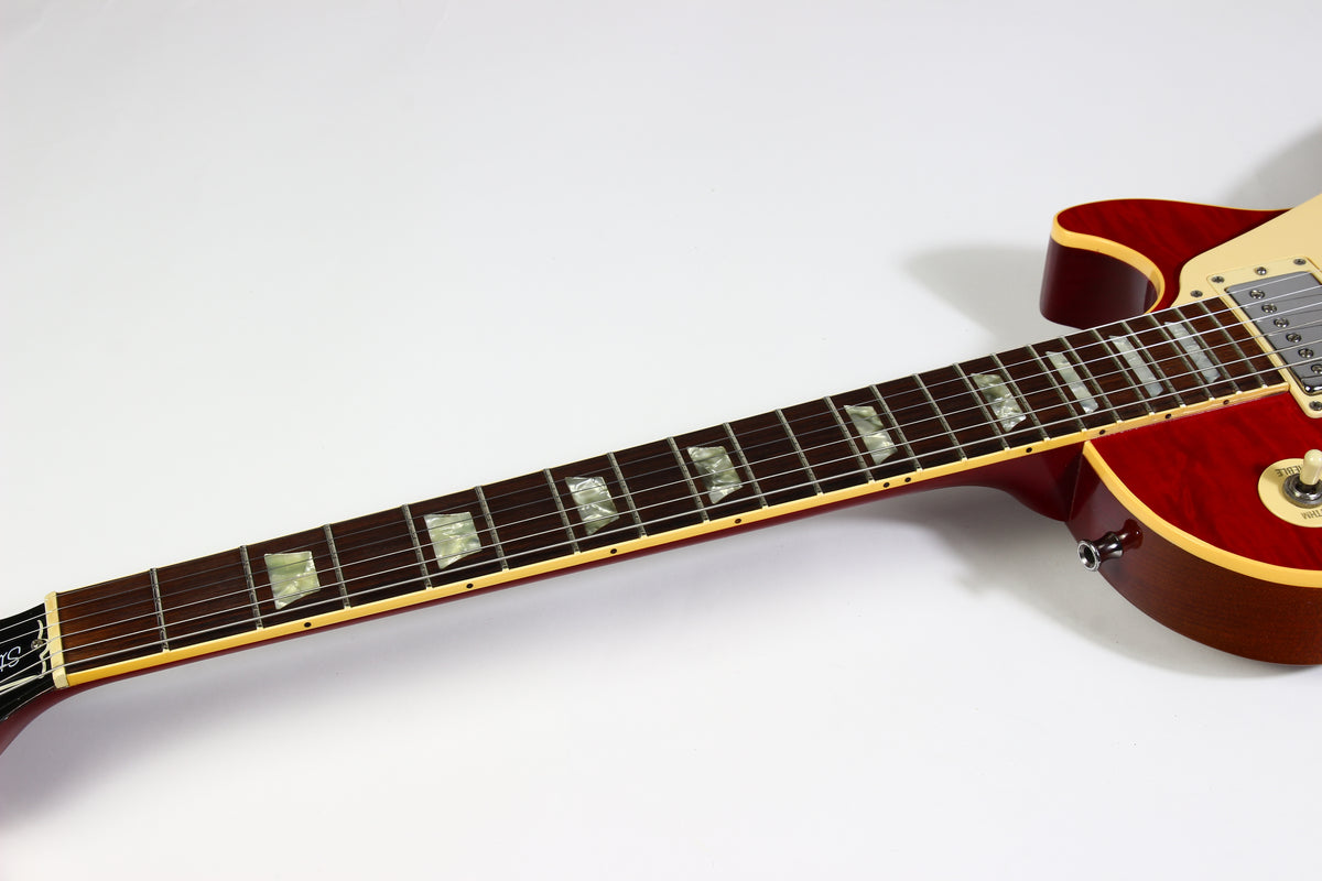 1986 Gibson Les Paul Standard | RARE 2-Piece FLAMETOP Cherry Sunburst UNIQUE
