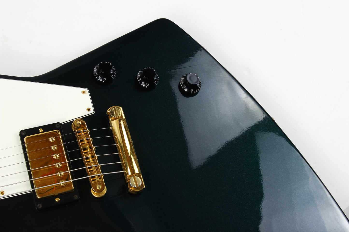 1994 Gibson Custom Shop Edition Explorer DARK METALLIC GREEN | Gold Hardware 57 Classics!