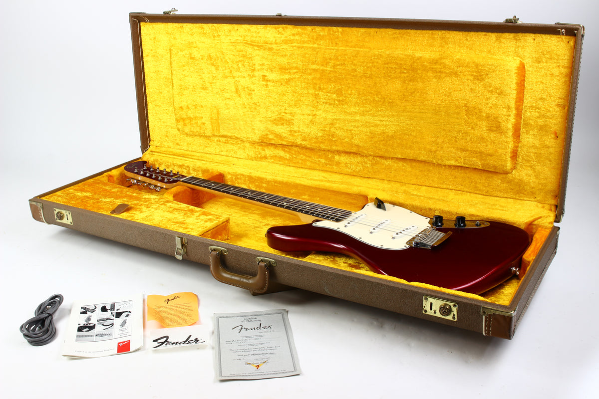 1993 Fender Custom Shop Masterbuilt Fred Stuart Electric XII Candy Apple Red Matching Headstock Early CS 12-String