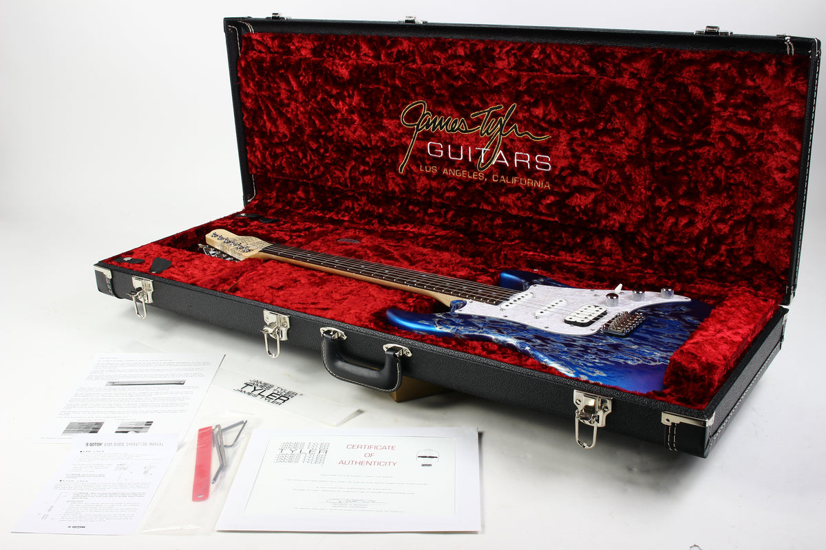 2025 James Tyler USA Studio Elite HD-P Tuckerberry Shmear Semi Gloss HSS Super Strat
