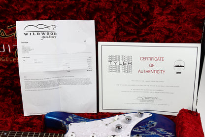 2025 James Tyler USA Studio Elite HD-P Tuckerberry Shmear Semi Gloss HSS Super Strat
