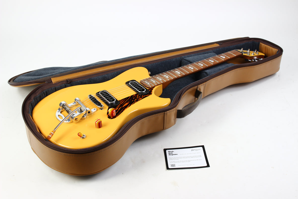 2026 Powers Electric A-Type Dreamsickle Orange Tremolo Custom Matching Headstock Taylor Andy Powers