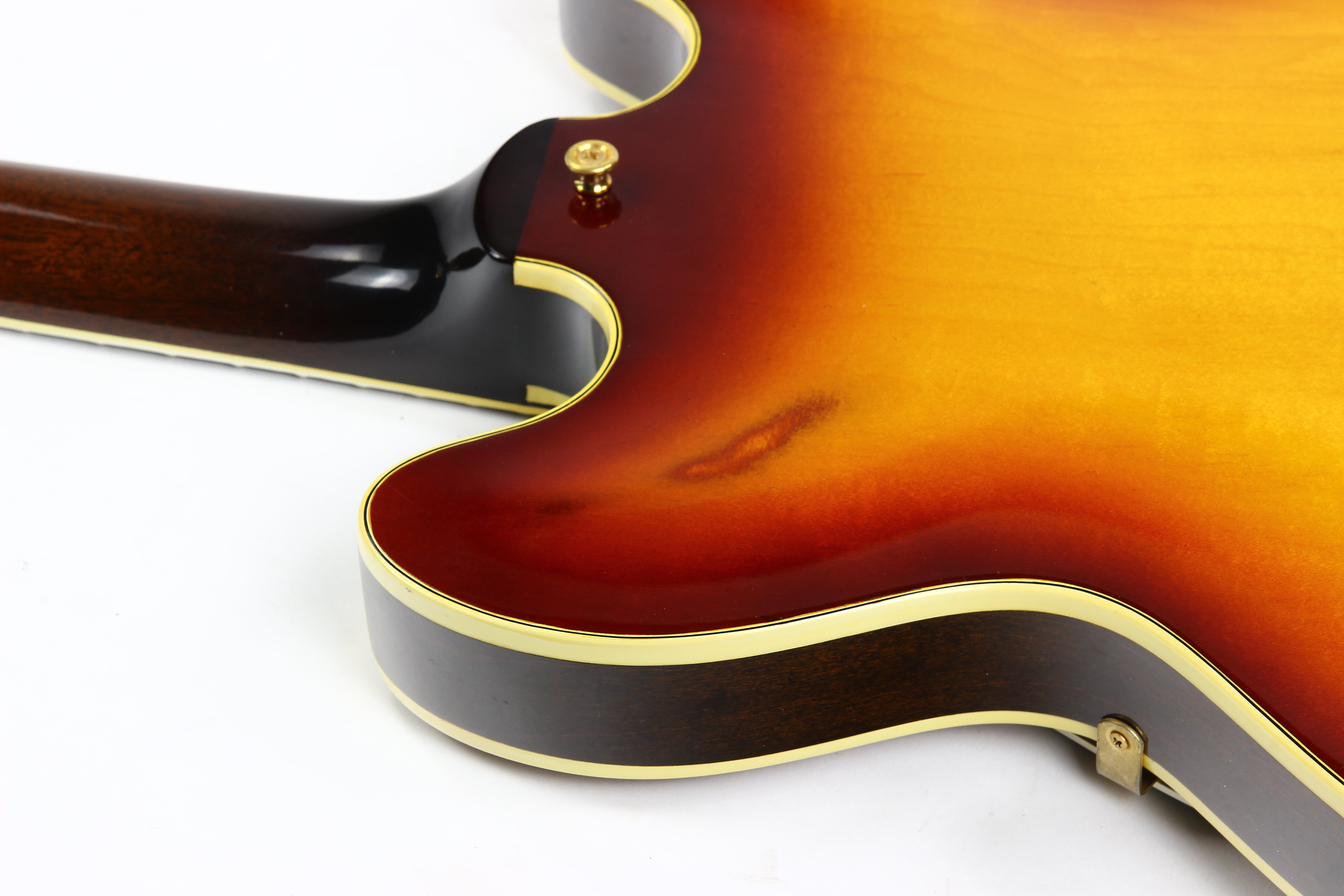 1964 Epiphone Sheraton Sunburst w Original Case | Wide Nut Vintage