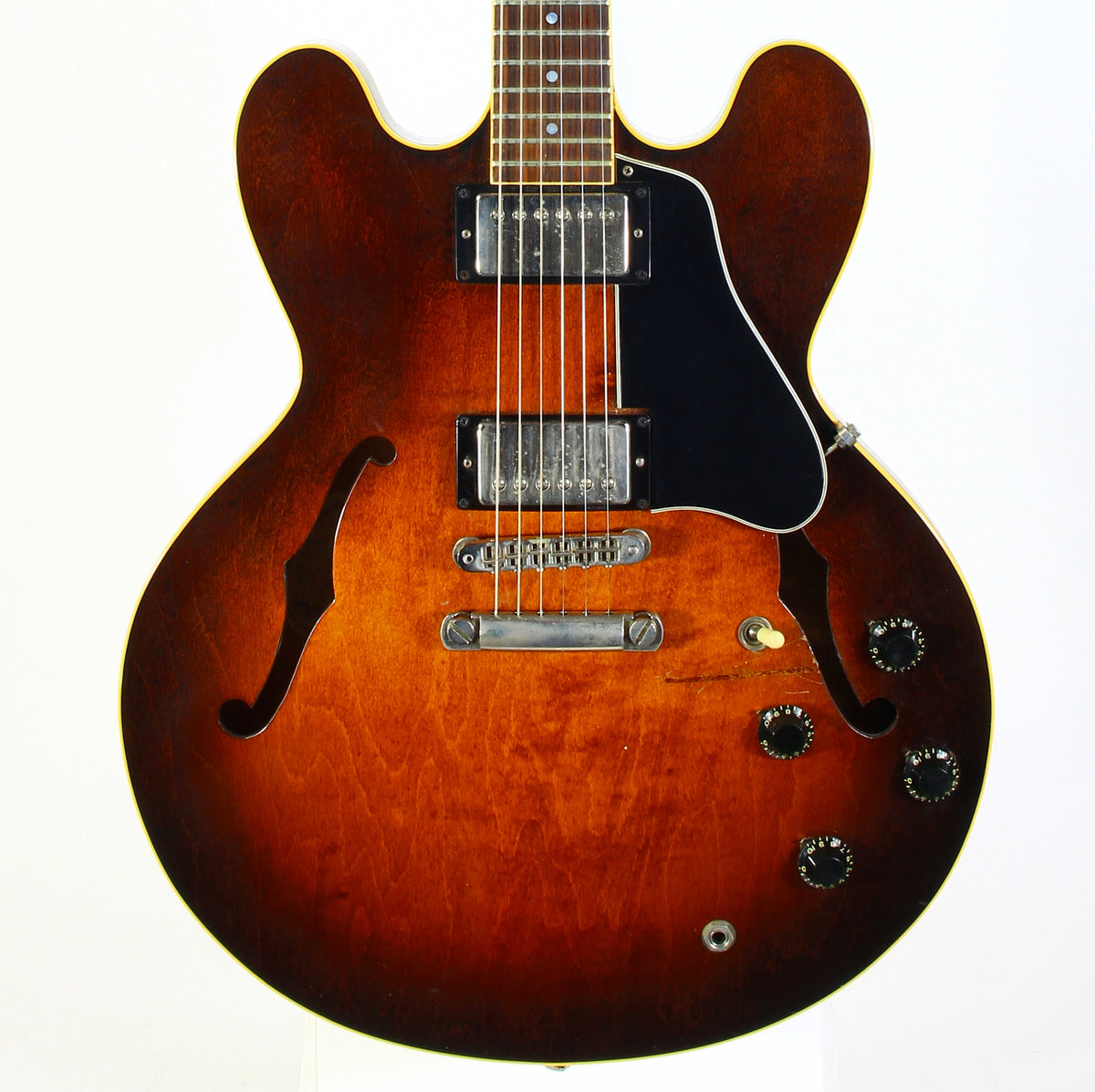1983 Gibson ES-335 Dot Reissue Tobacco Sunburst | Tim Shaw Humbuckers, Plays And Sounds Great!