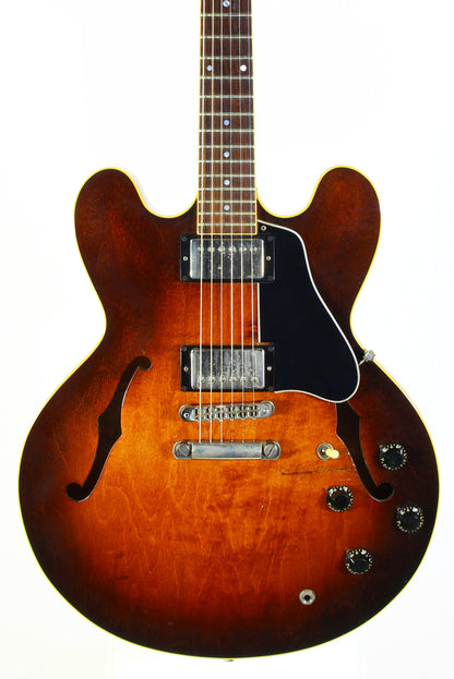 1983 Gibson ES-335 Dot Reissue Tobacco Sunburst | Tim Shaw Humbuckers, Plays And Sounds Great!