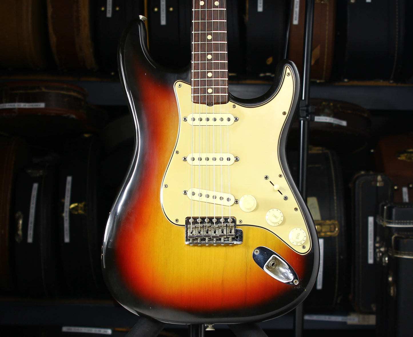 1965 Fender Stratocaster Sunburst | 100% Original, Earlier Pre-CBS Specs, Green Guard!