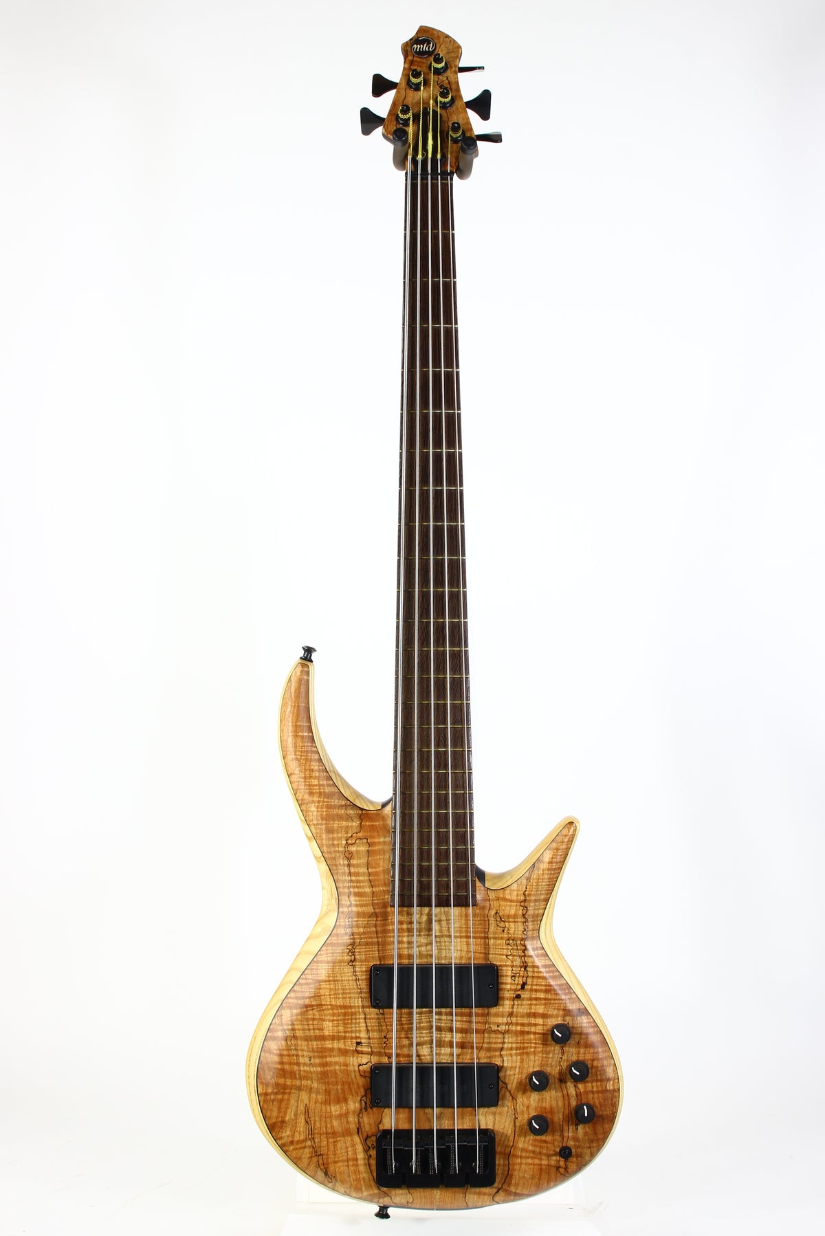 MTD Michael Tobias Designs Through Neck TN 535–24 Bass Kingston New York USA Five String Spalted Maple Bartolini Pickups